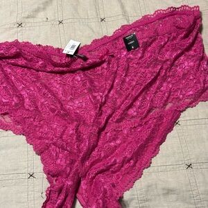 Chic Magenta Lace Panties TORRID SIZE 6